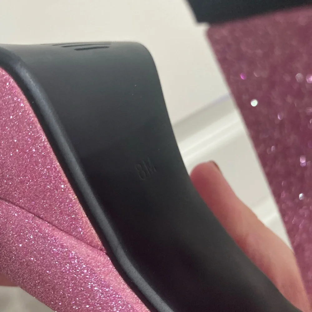 Sugar Thrillz Sparkling Pink Platform Shoes